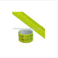 EN13356 Reflective Slap Arm Band com fita de PVC